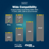 DIGITUS Stacja dokująca dysków z funkcją klonowania | USB-C 3.1 Gen2 10Gbps | SSD M.2 NVMe (max. 2x 4TB) | Funkcja Offline Clone | Czarna - DA-71545-1 - Zdjęcie 7