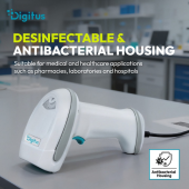 DIGITUS Zaawansowany czytnik kodów kreskowych przewodowy USB-RJ45 2m, 1D/2D 2m/s, IP52, stojak w zestawie - DA-81006 - Zdjęcie 10