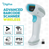DIGITUS Zaawansowany czytnik kodów kreskowych bezprzewodowy USB-RJ45 2m, 1D/2D 2m/s, IP52, stojak w zestawie - DA-81007 - Zdjęcie 7