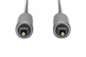 DIGITUS Kabel audio optyczny Toslink 2.2mm/Toslink 2.2mm M/M aluminium, 3m - DB-510510-030-S - Zdjęcie 2