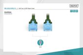 DIGITUS Patch cord U/UTP kat.5e PVC 0,5m Zielony  - DK-1512-005/G - Zdjęcie 2