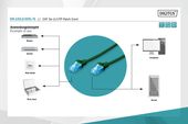 DIGITUS Patch cord U/UTP kat.5e PVC 0,5m Zielony  - DK-1512-005/G - Zdjęcie 3