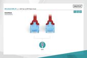 DIGITUS Patch cord U/UTP kat.5e PVC 0,5m Czerwony  - DK-1512-005/R - Zdjęcie 2