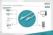 DIGITUS Patch cord U/UTP kat.5e PVC 2m Biały  - DK-1512-020/WH - Zdjęcie 3