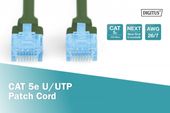 DIGITUS Patch cord U/UTP kat.5e PVC 3m Zielony  - DK-1512-030/G - Zdjęcie 4