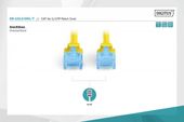 DIGITUS Patch cord U/UTP kat.5e PVC 5m Żółty  - DK-1512-050/Y - Zdjęcie 2
