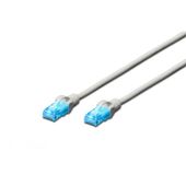 DIGITUS Patch cord U/UTP kat.5ePVC 15,0m szary - DK-1512-150 - Zdjęcie 1