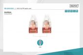 DIGITUS Patch cord S/FTP kat.6 LS0H 1m Szary  - DK-1644-010 - Zdjęcie 3