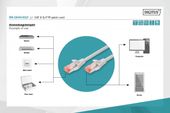 DIGITUS Patch cord S/FTP kat.6 LS0H 1m Szary  - DK-1644-010 - Zdjęcie 4