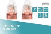 DIGITUS Patch cord S/FTP kat.6 LS0H 1m Szary  - DK-1644-010 - Zdjęcie 5