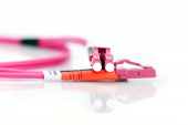 DIGITUS Patch cord światłowodowy FO LC-LC MM 50/125 OM4 duplex LSOH 2m - DK-2533-02-4 - Zdjęcie 2
