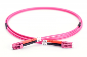 DIGITUS Patch cord światłowodowy FO LC-LC MM 50/125 OM4 duplex LSOH 2m - DK-2533-02-4 - Zdjęcie 3