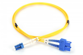 DIGITUS Patch cord światłowodowy FO LC-SC SM 9/125 OS2 duplex LSOH 3m Żółty - DK-2932-03 - Zdjęcie 3