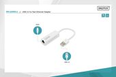 DIGITUS Karta sieciowa przewodowa USB 2.0 do Fast Ethernet 10/100Mbps - DN-10050-1 - Zdjęcie 8