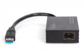 DIGITUS Karta sieciowa USB 3.0 typ A na Gigabit SFP, adapter światłowodowy 1000 Mb/s, moduł SFP sprzedawany osobno - DN-3026-1 - Zdjęcie 8