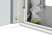 DIGITUS Szafa sieciowa wisząca Dynamic 19" 7U rack 385x600x600mm, drzwi szyba, szara, niezłożona, 60kg - DN-37102 - Zdjęcie 6
