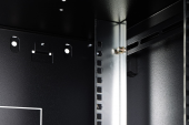 DIGITUS Szafa sieciowa wisząca Dynamic 19" 9U rack 474x600x450mm, drzwi szyba, czarna, niezłożona, 60kg - DN-37105 - Zdjęcie 8