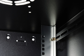 DIGITUS Szafa sieciowa wisząca Dynamic 19" 9U rack 474x600x600mm, drzwi szyba, czarna, niezłożona, 60kg - DN-37107 - Zdjęcie 8