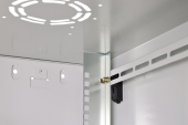 DIGITUS Szafa sieciowa wisząca Dynamic 19" 12U rack 607x600x600mm, drzwi szyba, szara, niezłożona, 60kg - DN-37110 - Zdjęcie 8