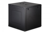 DIGITUS Szafa sieciowa wisząca Dynamic 19" 12U rack 607x600x600mm, drzwi szyba, czarna, niezłożona, 60kg - DN-37111 - Zdjęcie 2