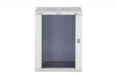 DIGITUS Szafa sieciowa wisząca Dynamic 19" 16U rack 785x600x450mm, drzwi szyba, szara, niezłożona, 60kg - DN-37112 - Zdjęcie 3