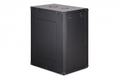 DIGITUS Szafa sieciowa wisząca Dynamic 19" 16U rack 785x600x450mm, drzwi szyba, czarna, niezłożona, 60kg - DN-37113 - Zdjęcie 2