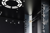 DIGITUS Szafa sieciowa wisząca Dynamic 19" 16U rack 785x600x450mm, drzwi szyba, czarna, niezłożona, 60kg - DN-37113 - Zdjęcie 8