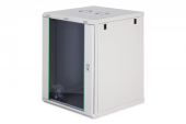 DIGITUS Szafa sieciowa wisząca Dynamic 19" 16U rack 785x600x600mm, drzwi szyba, szary, niezłożona, 60kg - DN-37114 - Zdjęcie 1