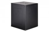 DIGITUS Szafa sieciowa wisząca Dynamic 19" 16U rack 785x600x600mm, drzwi szyba, czarny, niezłożona, 60kg - DN-37115 - Zdjęcie 2
