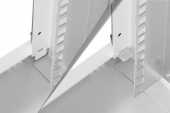 DIGITUS Szafa sieciowa wisząca 10" 6U, SOHO PRO 324 x 316 x 298 mm, nośność 60kg, drzwi szyba, niezłożona, Szara - DN-49100 - Zdjęcie 7