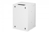 DIGITUS Szafa sieciowa wisząca 10" 9U, SOHO PRO 457 x 316 x 298 mm, nośność 60kg, drzwi szyba, niezłożona Szara - DN-49102 - Zdjęcie 2