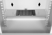 DIGITUS Szafa sieciowa wisząca 10" 12U, SOHO PRO 595 x 315 x 300 mm, nośność 60kg, drzwi szyba, niezłożona, Szara - DN-49104 - Zdjęcie 5