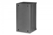DIGITUS Szafa sieciowa wisząca 10" 12U, SOHO PRO 595 x 315 x 300 mm, nośność 60kg, drzwi szyba, niezłożona, Czarna - DN-49105 - Zdjęcie 2