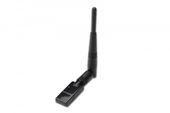 DIGITUS Mini karta sieciowa bezprzewodowa WiFi 300N 300Mbps na USB 2.0 z anteną - DN-70543 - Zdjęcie 2