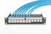 DIGITUS Patch panel 10, 12 port Keystone, pusty, Czarny - DN-91420 - Zdjęcie 3