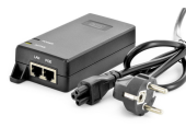 DIGITUS Zasilacz/Adapter PoE+ 802.3at, max. 55V 30W Gigabit 10/100/1000Mbps, aktywny - DN-95103-2 - Zdjęcie 4