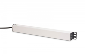 DIGITUS Listwa zasilająca PDU Rack 19" z zabezpieczeniem przeciążeniowym, 8 gniazd Schuko CEE 7/3 (45°), kabel 2m wtyk Unischuko, 16A, aluminiowa - DN-95436 - Zdjęcie 2