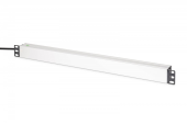 DIGITUS Listwa zasilająca PDU Rack (620mm) z zabezpieczeniem przeciwprzepięciowym + filtr EMI/RFI, 9 gniazd Schuko CEE 7/3 (45°), kabel 2m wtyk Unischuko CEE  - DN-95438 - Zdjęcie 2