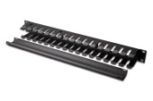 DIGITUS Organizer kablowy, dukt 19'' 1U, W/40xG/70, czarny (RAL 9005)  - DN-97617 - Zdjęcie 2