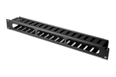 DIGITUS Organizer kablowy, dukt 19'' 1U, W/40xG/70, czarny (RAL 9005)  - DN-97617 - Zdjęcie 3