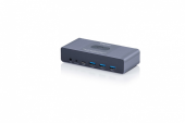 DIGITUS Przełącznik / Switch KVM HDMI 2x2 | UHD 4K@60Hz | 3x USB-A 3.1 Gen1 | 1x USB-C USB 3.1 Gen1 | Audio | Core Line  - DS-12856 - Zdjęcie 1