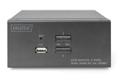 DIGITUS Przełącznik KVM 2 portowy HDMI, Dual Display, 4K 30Hz - DS-12860 - Zdjęcie 3