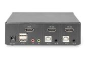DIGITUS Przełącznik KVM 2 portowy HDMI, 4K 30Hz - DS-12870 - Zdjęcie 4