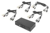 DIGITUS Przełącznik KVM 4 portowy HDMI, 4K 30Hz - DS-12880 - Zdjęcie 7