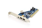 DIGITUS Karta/Kontroler Firewire (400) PCI, 2x6pin. 1x4pin Wew., 1x6pin Zew. IEEE1394a, Chipset: TSB43AB23 - DS-33203-2 - Zdjęcie 1