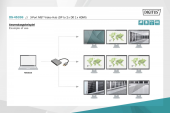 DIGITUS Hub/Koncentrator 3-portowy DisplayPort na 2xDisplayPort/1xHDMI 4K 60Hz UHD 0,2m - DS-45336 - Zdjęcie 8