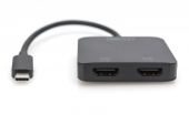 DIGITUS Hub/Koncentrator 2-portowy USB Typ C/2x HDMI 4K/60Hz HDR HDCP 2.2 MST - DS-45338 - Zdjęcie 5