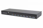 DIGITUS Przełącznik KVM modularny 8 portów do konsol LCD DS-72210 i DS-72211 komplet kabli (8xDS-19231) - DS-72213 - Zdjęcie 1