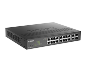D-LINK Przełącznik Gigabitowy Smart Managed DGS-1100-18PV2 16 x 10/100/1000BASE-T PoE - DGS-1100-18PV2 - Zdjęcie 3