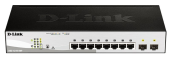 D-LINK Przełącznik DGS-1210-08P Switch 8GE PoE 2SFP  - DGS-1210-08P/E - Zdjęcie 1